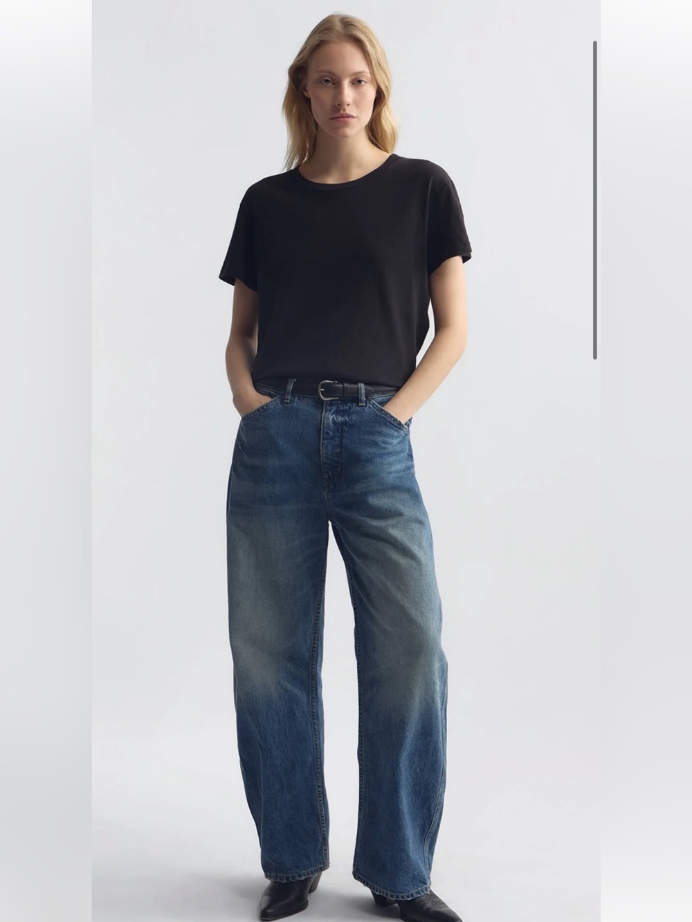 Nili Lotan Light Blue Wide-Leg Jeans